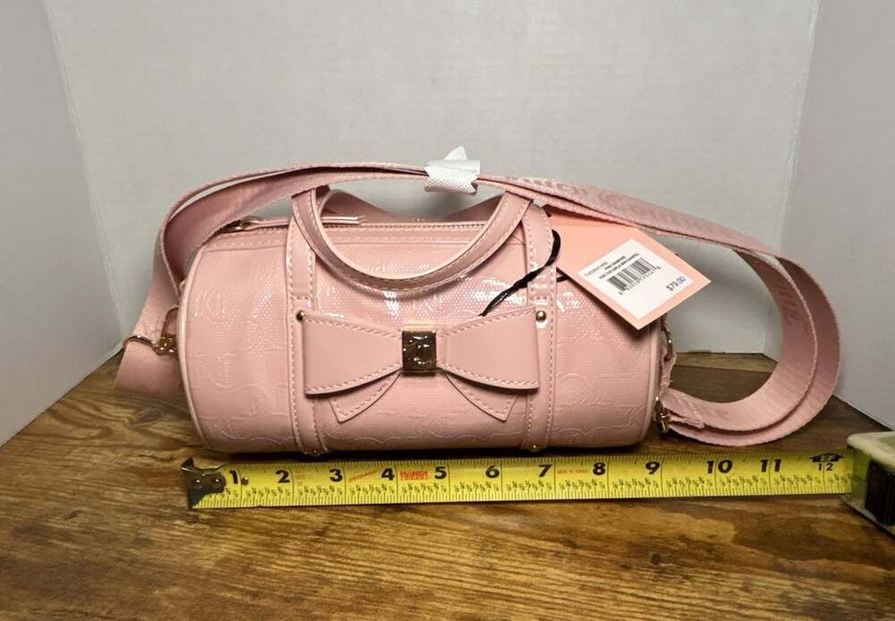 Juicy Couture For The Girls Mini Barrel Bag Pink Diamond